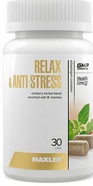 Maxler Relax & Anti-Stress Complex, 30 капс