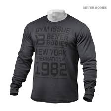 Better Bodies 120745-968 BB Thermal Flex L/S Лонгслив, Asphalt/Black