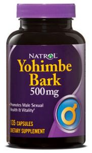 Natrol Yohimbe bark 500 мг, 135 капс