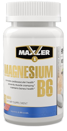 Maxler Magnesium B6, 60 таб