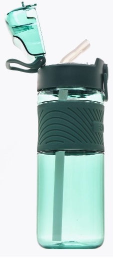 Diller Бутылка для воды с трубочкой (DB-001), 600 мл