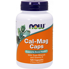 NOW Calcium & Magnesium, 120 капс