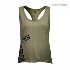 Better bodies 110786-664 Майка BB Leisure Raw, Wash Green