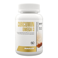 Maxler Curcumin + Omega-3, 60 капс