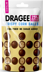 Chikalab Драже Шарики кукурузные в шоколаде, 120 гр