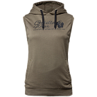 Gorilla Wear GW-91502\KHAKI Безрукавка женская с капюшоном "Selma"