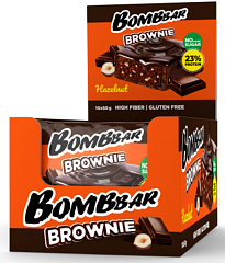 Bombbar Brownie Печенье глазированное, 50 гр