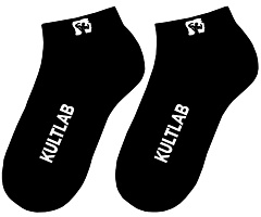 Kultlab Носки чёрные короткие (41-44), пара