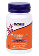 NOW Melatonin 3 мг, 60 капс
