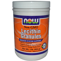 NOW Lecithin Granules, 454 гр