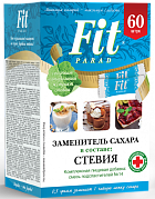 Fit Parad Заменитель сахара на основе эритритола и стевии №14, 60 стиков