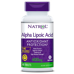 Natrol Alpha Lipoic Acid 600 mg, 45 таб