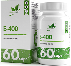 NaturalSupp Vitamin E 400 ME, 60 капс