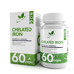 NaturalSupp Iron Chelated, 60 капс