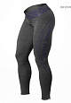 Better bodies 110765-927 Лосины BB Shaped Logo Tights, Antracite Melange/Purple