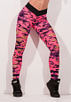 Labellamafia FCL80123 Legging Pink Cammo Torn