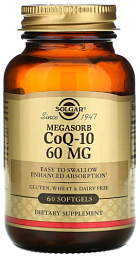 Solgar Megasorb CoQ-10 60 mg, 60 капс