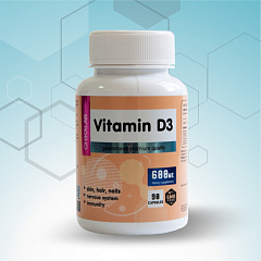 Chikalab Vitamin D3 600 МЕ, 90 капс