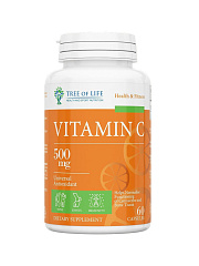 Tree of Life Vitamin C 500 мг, 60 капс