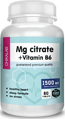 Chikalab Magnesium + B6, 60 таб