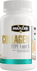 Maxler Collagen Type 1 and 3, 90 таб