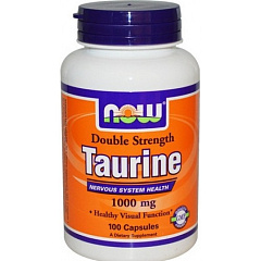 NOW Taurine 1000 mg, 100 капс