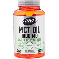 NOW MCT Oil 1000 мг, 150 капс