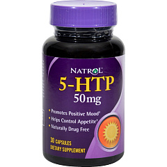 Natrol 5-HTP 50 мг, 30 капс