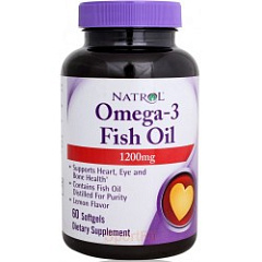 Natrol Omega-3 1200 мг, 60 капс