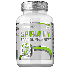 BioTech Spirulina, 100 таб