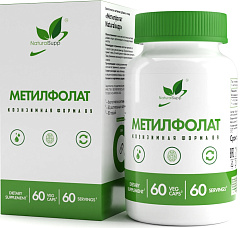 NaturalSupp Метилфолат "veg", 60 капс