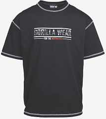 Gorilla Wear GW-90575\WBK Футболка "Saginaw", чёрная - серая