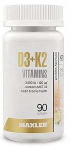 Maxler Vitamin D3 + K2, 90 капс