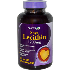 Natrol Soya Lecithin 1200 mg, 120 капс