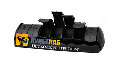 Ultimate nutrition Контейнер для таблеток, черный