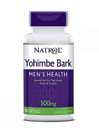 Natrol Yohimbe bark 500 мг, 90 капс