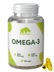 PrimeKraft Omega-3 1000, 90 капс