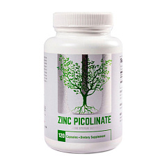 Universal Nutrition Zinc Picolinate, 120 капс