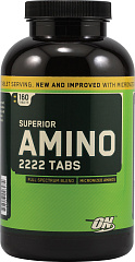 Optimum Nutrition Amino 2222 Tabs, 160 таб