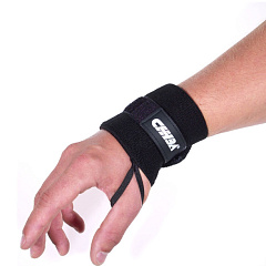 Chiba 40476 Wrist Bandage Pro Бинты кистевые, черный/прозрачный