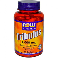 NOW Tribulus 1000 мг, 90 таб