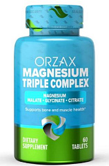 Orzax Magnesium Triple Complex, 60 таб