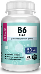 Chikalab Vitamin B6 (пиридоксаль 5-фосфат), 30 таб