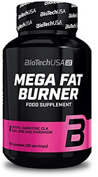 BioTech Mega Fat Burner, 90 капс
