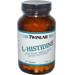 Twinlab L-Histidine, 60 таб