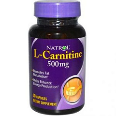 Natrol L-Carnitine 500 mg, 30 капс