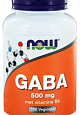 NOW Gaba 500 мг, 100 капс