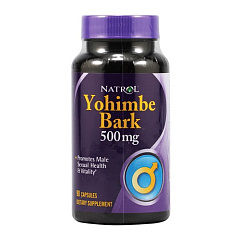 Natrol Yohimbe bark 500 мг, 90 капс