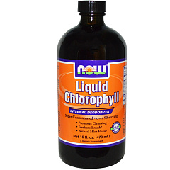 NOW Liq Chlorophyll Mint, 473 мл