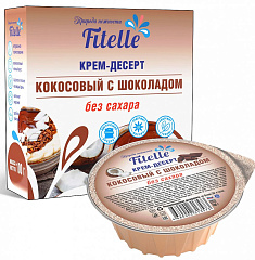 Fitelle Крем-десерт кокосовый с шоколадом, 100 гр